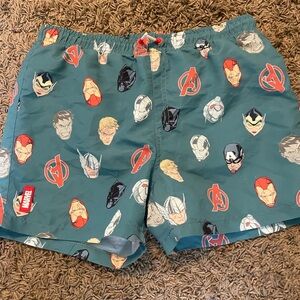 zara marvel super hero boys swim trunks size 13/14